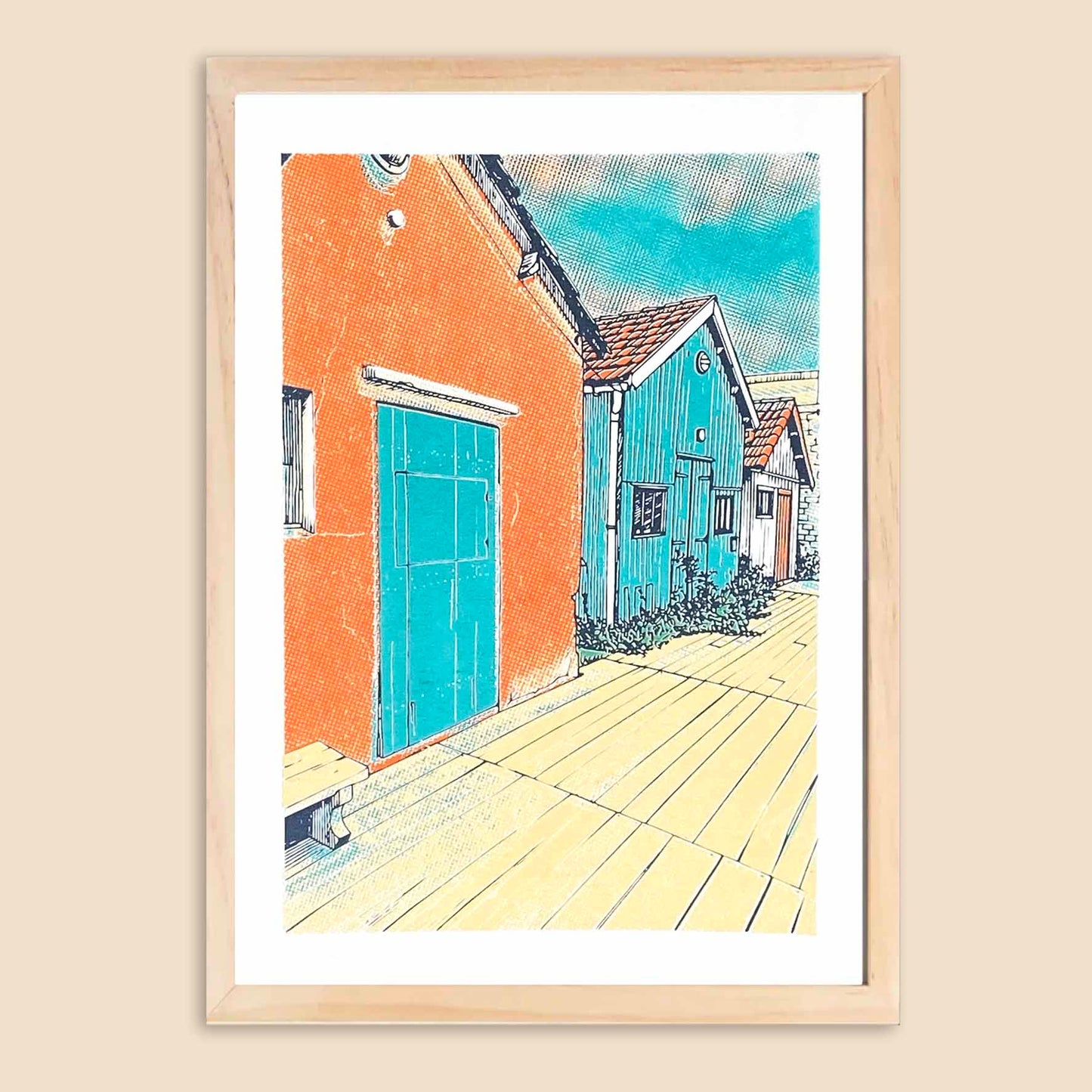 Sérigraphie - Couleurs cabanes